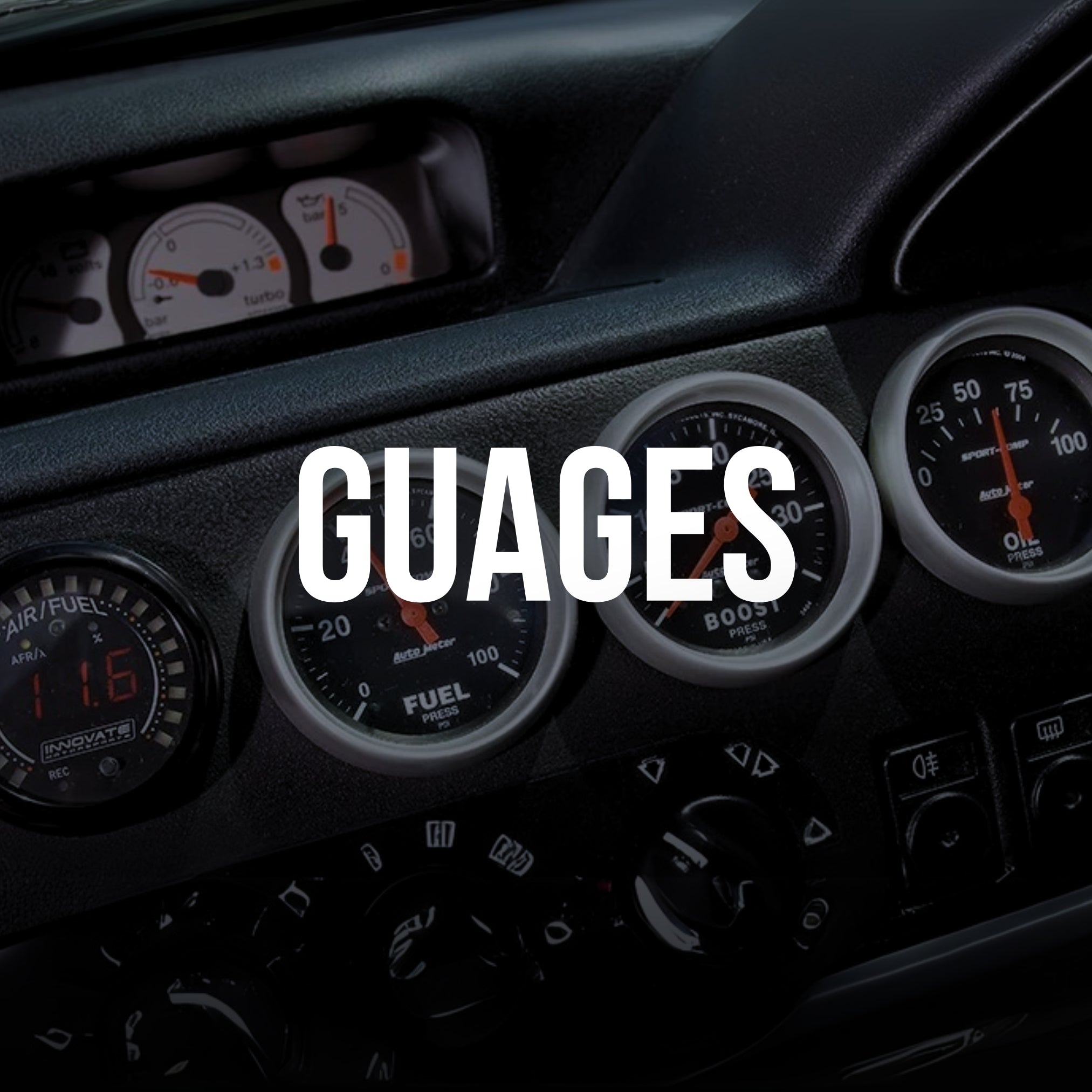 thumbnail image 2 of 52mm 3-Hole Gauge Pod Mount - Carbon Fiber Style Dash Holder For Car Meters 2 of 11