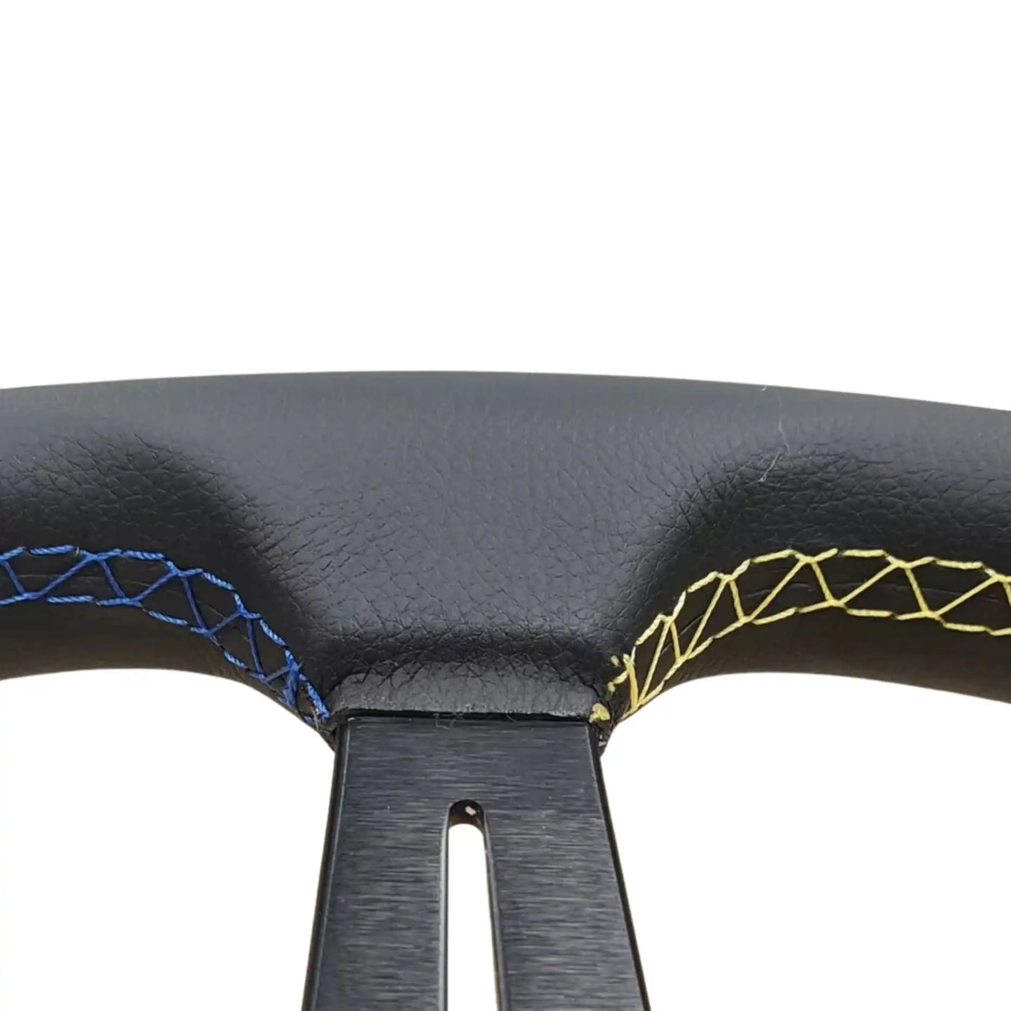 14 inch Greddy Steering Wheel Black Leather - Universal Fitting