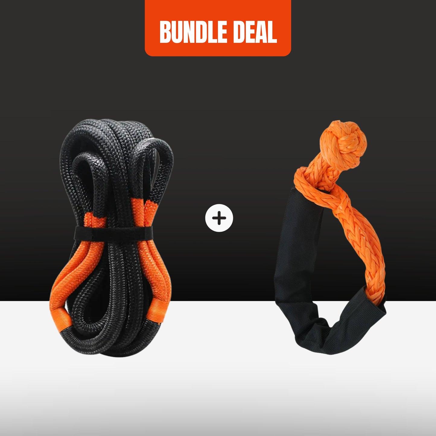 Synthetic Shackle + Recovery Rope 9 Meter