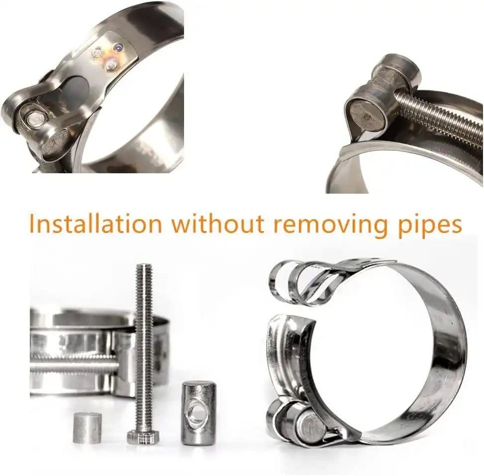 23-25mm T-bolt Hose Clamp Stainless Steel