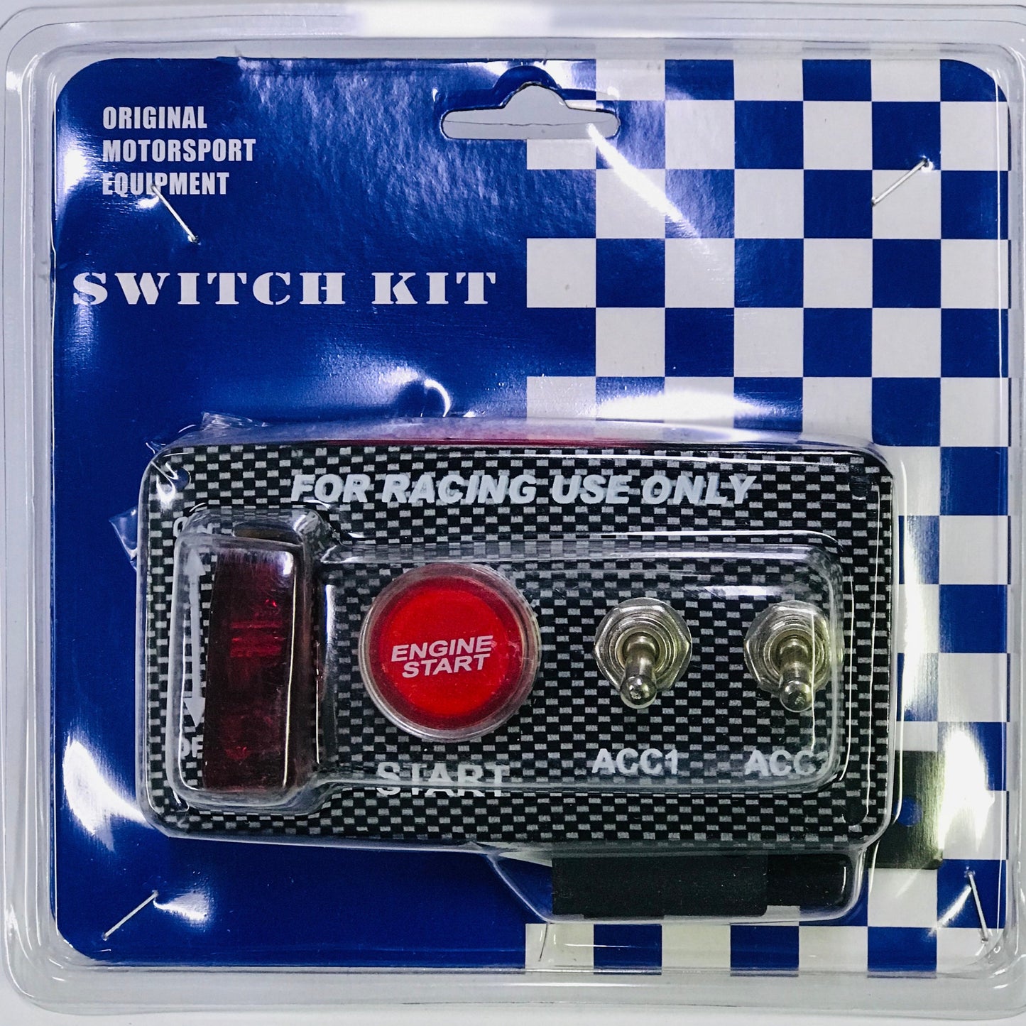 Car Engine Push Start Button Rocker Toggle Switch 12V LED Panel Combination Switch For Racing Camper Boat