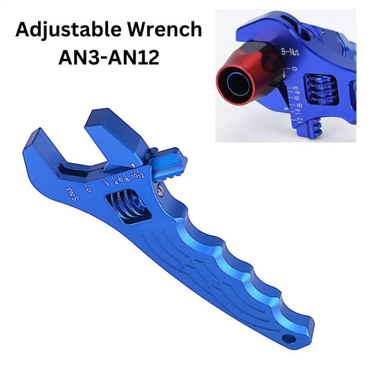 Adjustable Aluminum Lightweight Wrench Fitting Tools for AN 3- 12