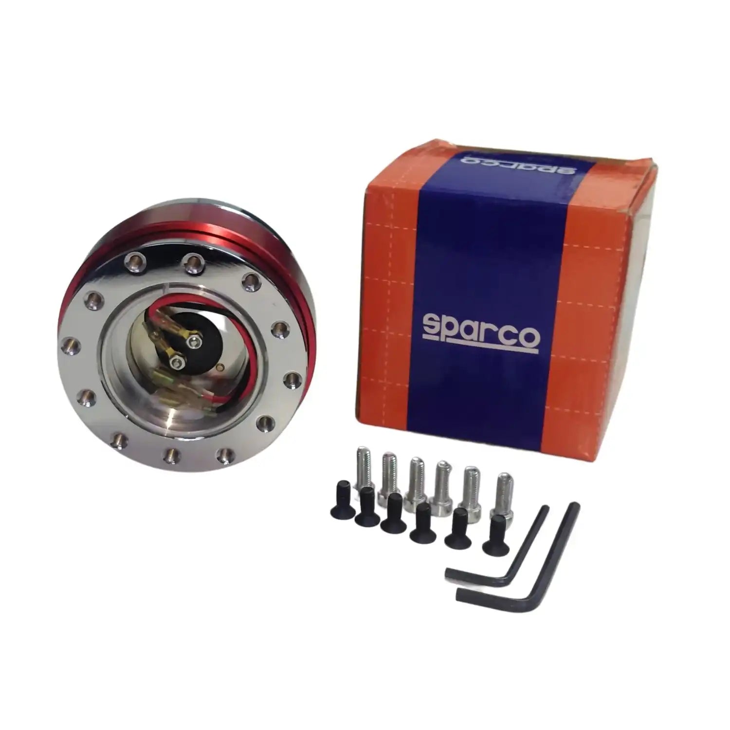Aluminum Car Quick Release Steering Wheel Hub Boss Kit Red