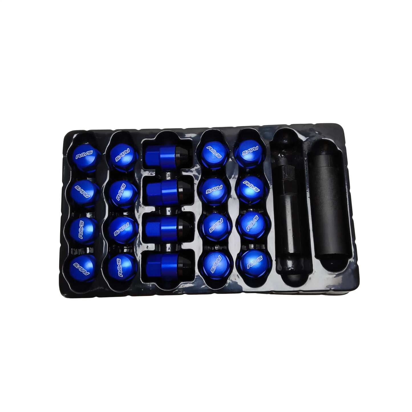 Aluminum Rays Composite Type Sport Rim Wheel Lug Nuts Set - Pack of 20
