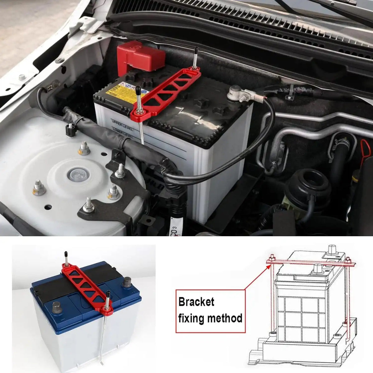 Car Battery Tie Down Bracket Holder