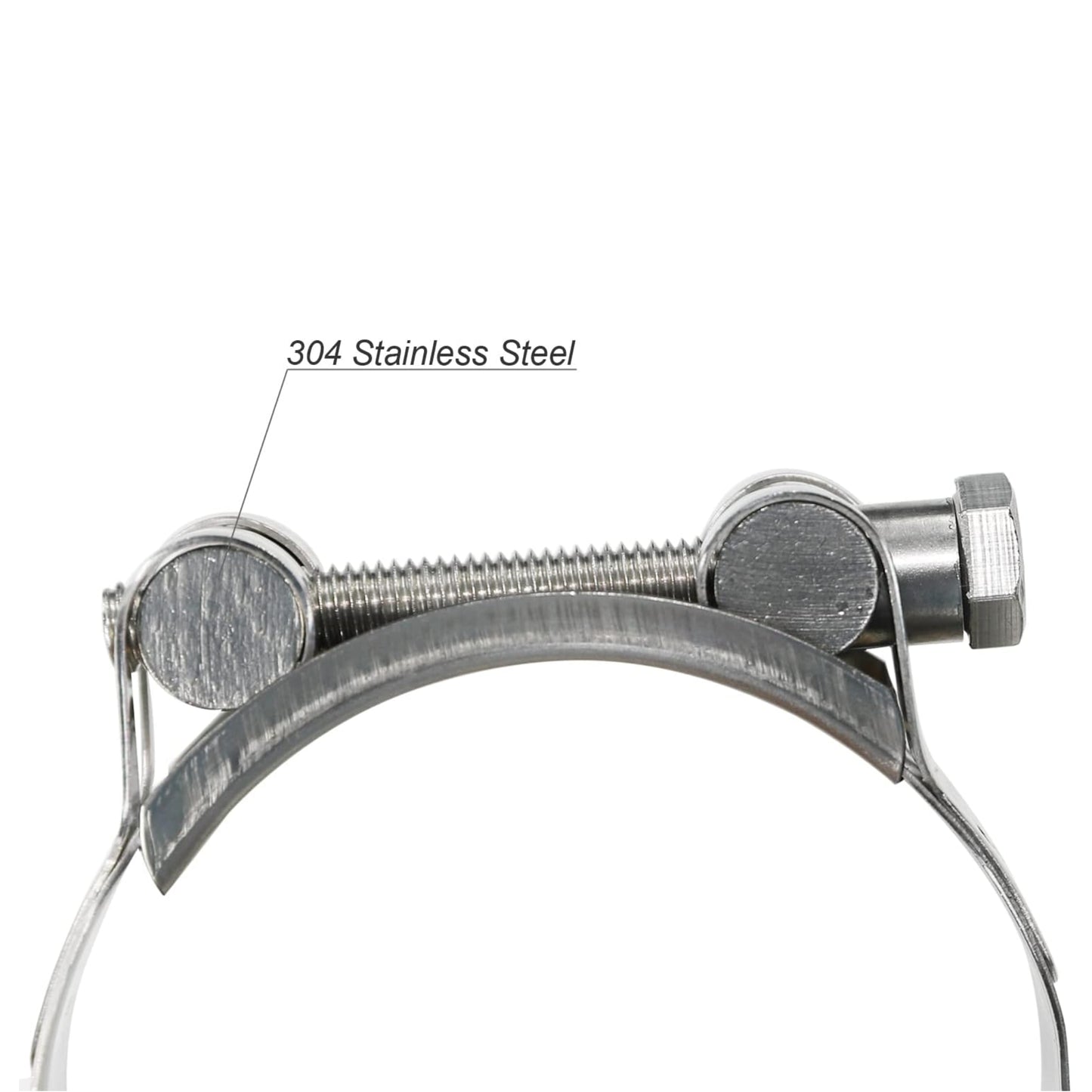 98-103mm T-bolt Hose Clamp Stainless Steel