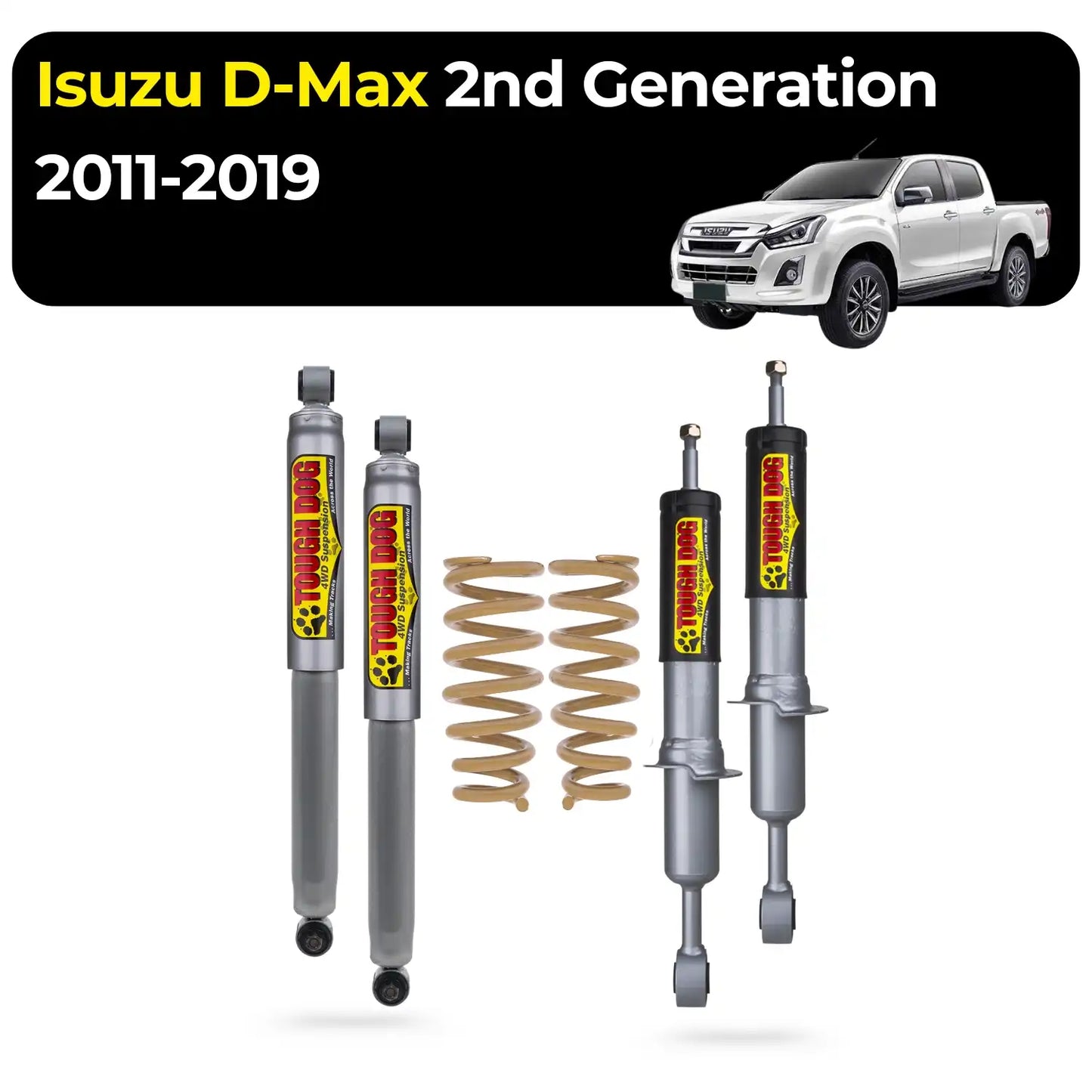 Tough Dog Suspension - Isuzu D-Max 2nd Generation 2011-2019 - Comfort Series