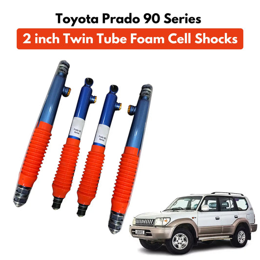 Toyota Prado 90 Series 2 inch Twin Tube Adjustable Foam Cell Shocks