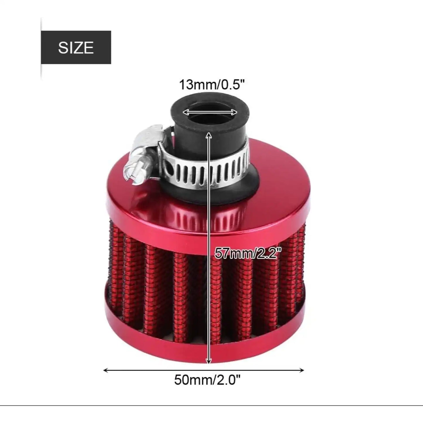 Universal 12mm Car Air Filter Breather Filter