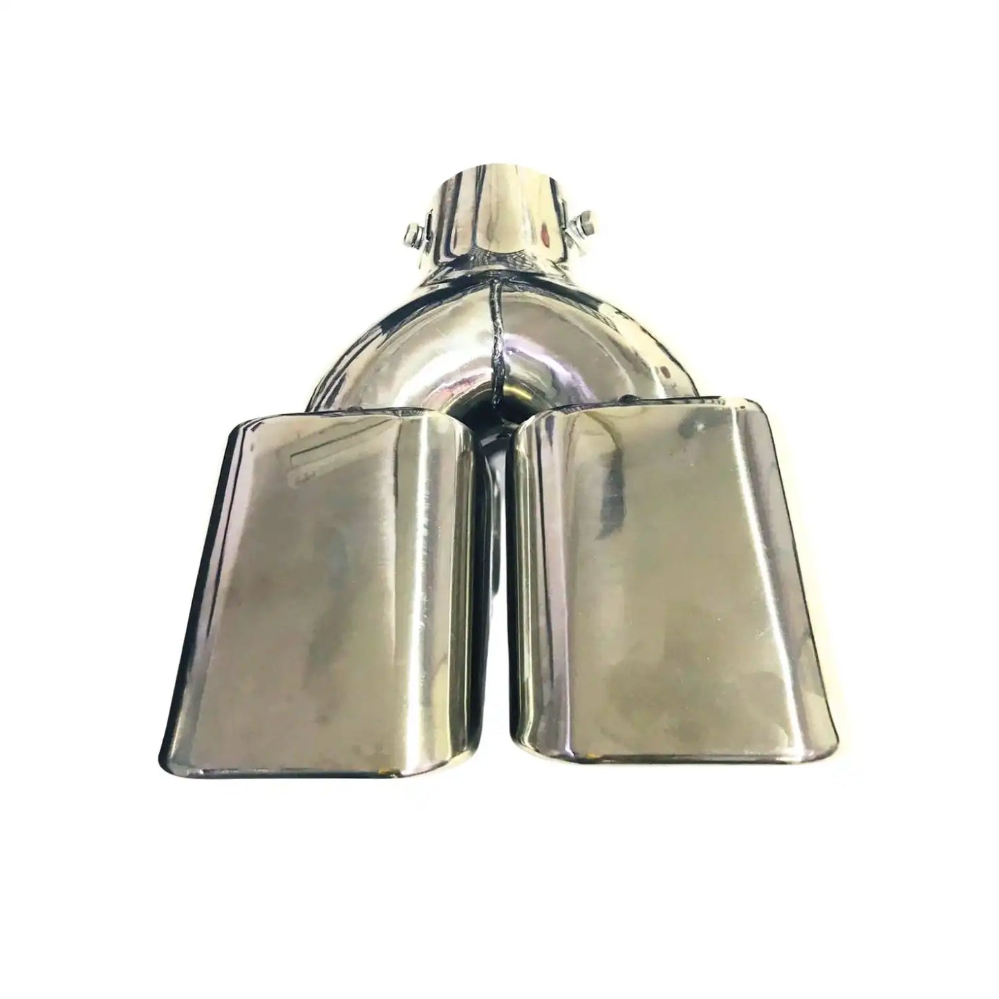 Universal Car Exhaust Muffler Tip - Silver