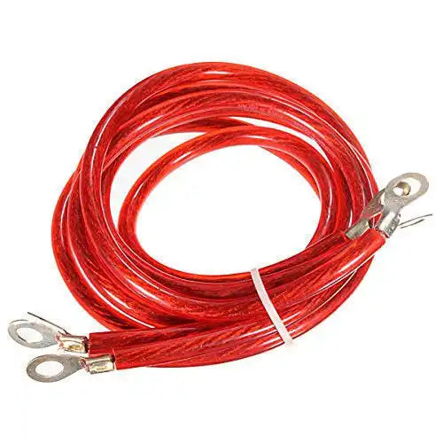 Universal Car Fuel Saver Voltage Stabilizer Regulator Kit with 3 Earth Ground Cables for Car
