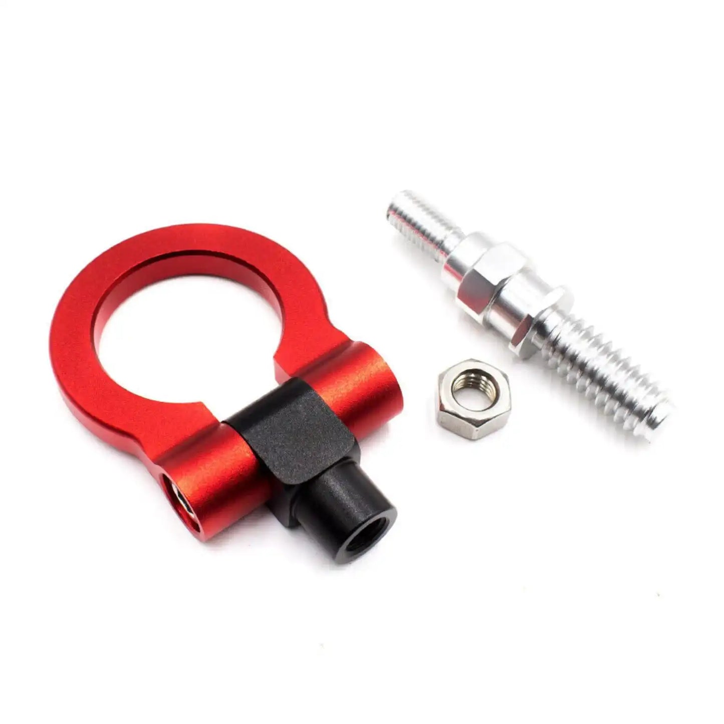 Universal Front Rear Bumper Car Tow Hook Red