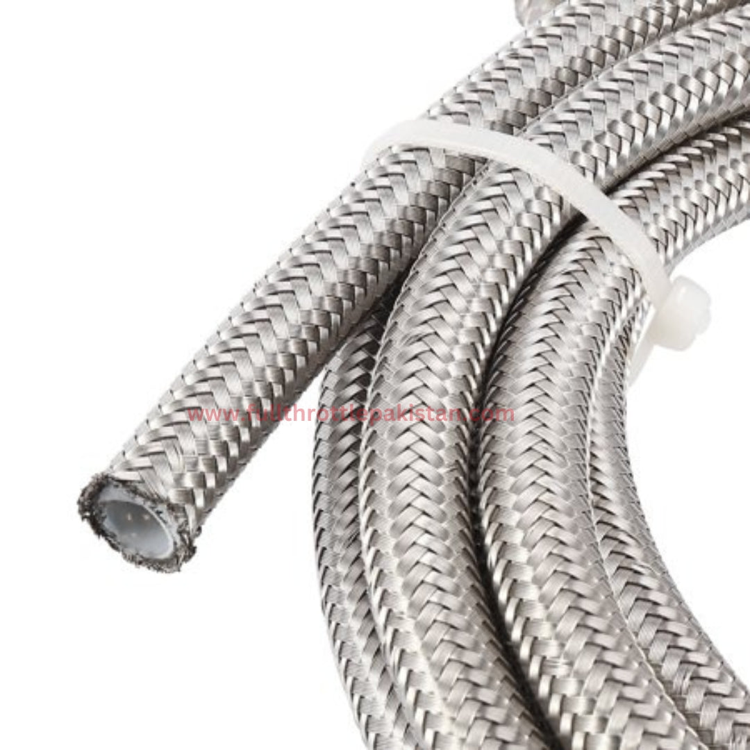 AN-10 Steel Braided Hose Pipe Full Throttle Pakistan
