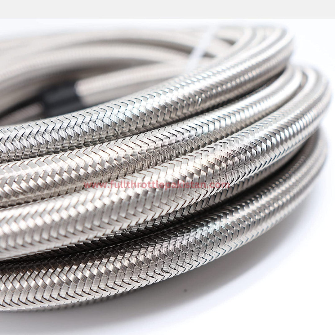 AN-10 Steel Braided Hose Pipe Full Throttle Pakistan