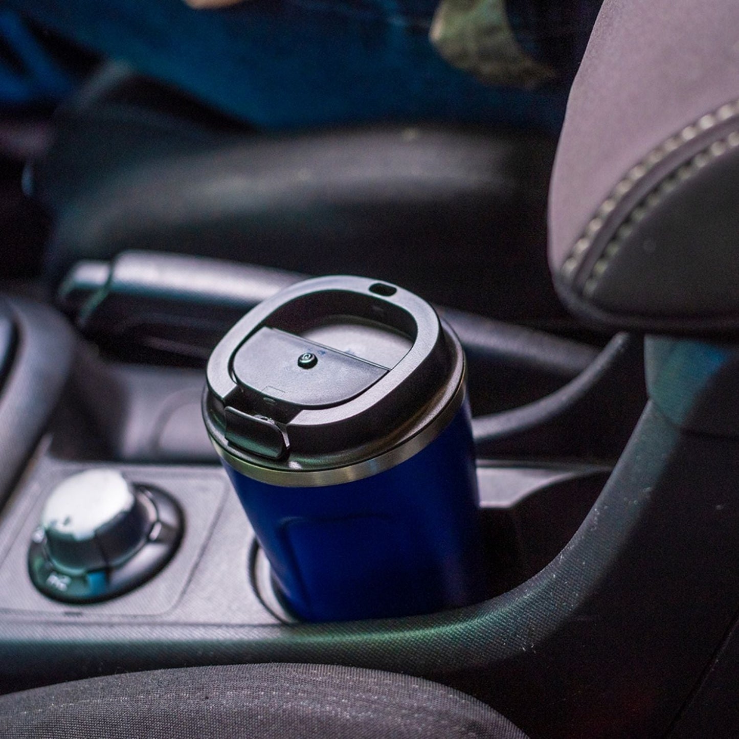Adventure Kings Blue Coffee Cup | 380ml Vacuum Travel Mug For Hot & Cold Drinks Full Throttle Pakistan