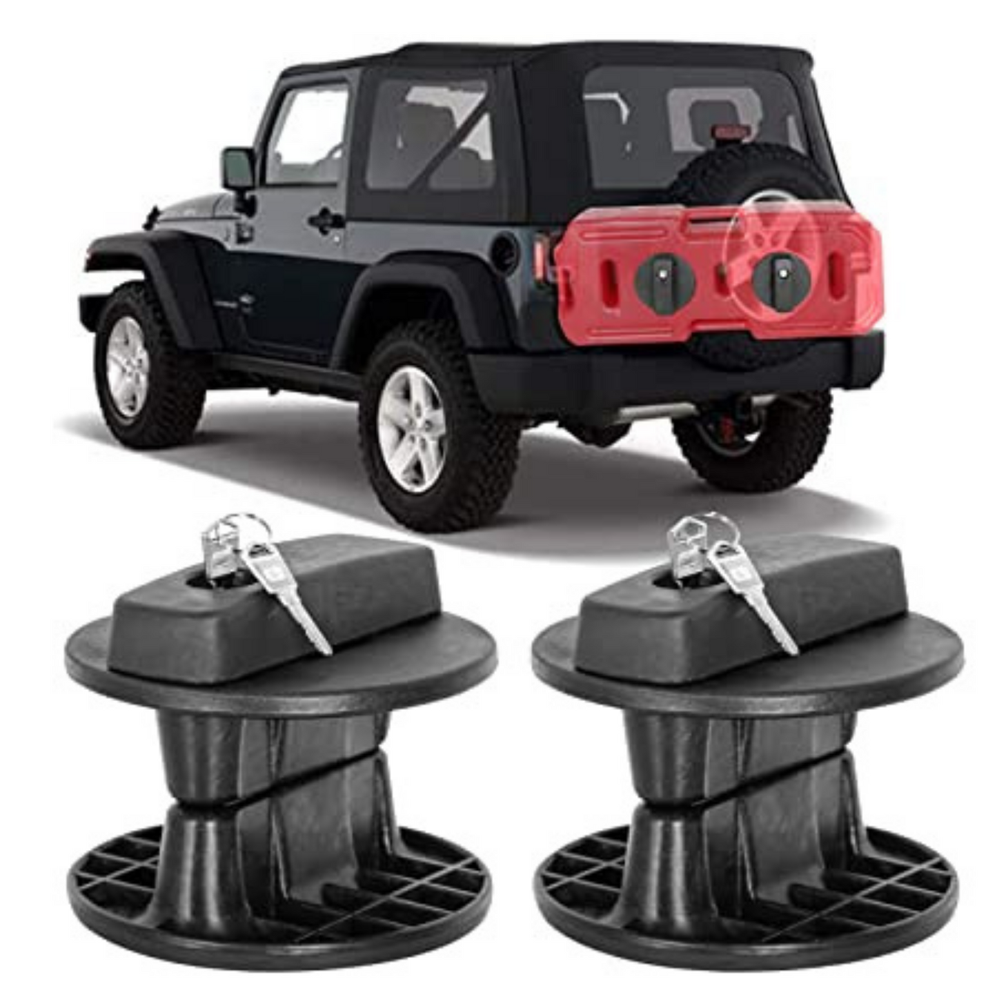Bracket Lock Fastener for 20L Fuel Tank Jerrycan Mount Petrol Can Jerry Cans Holder for Motorcycle Spare Oil Tanks Full Throttle Pakistan