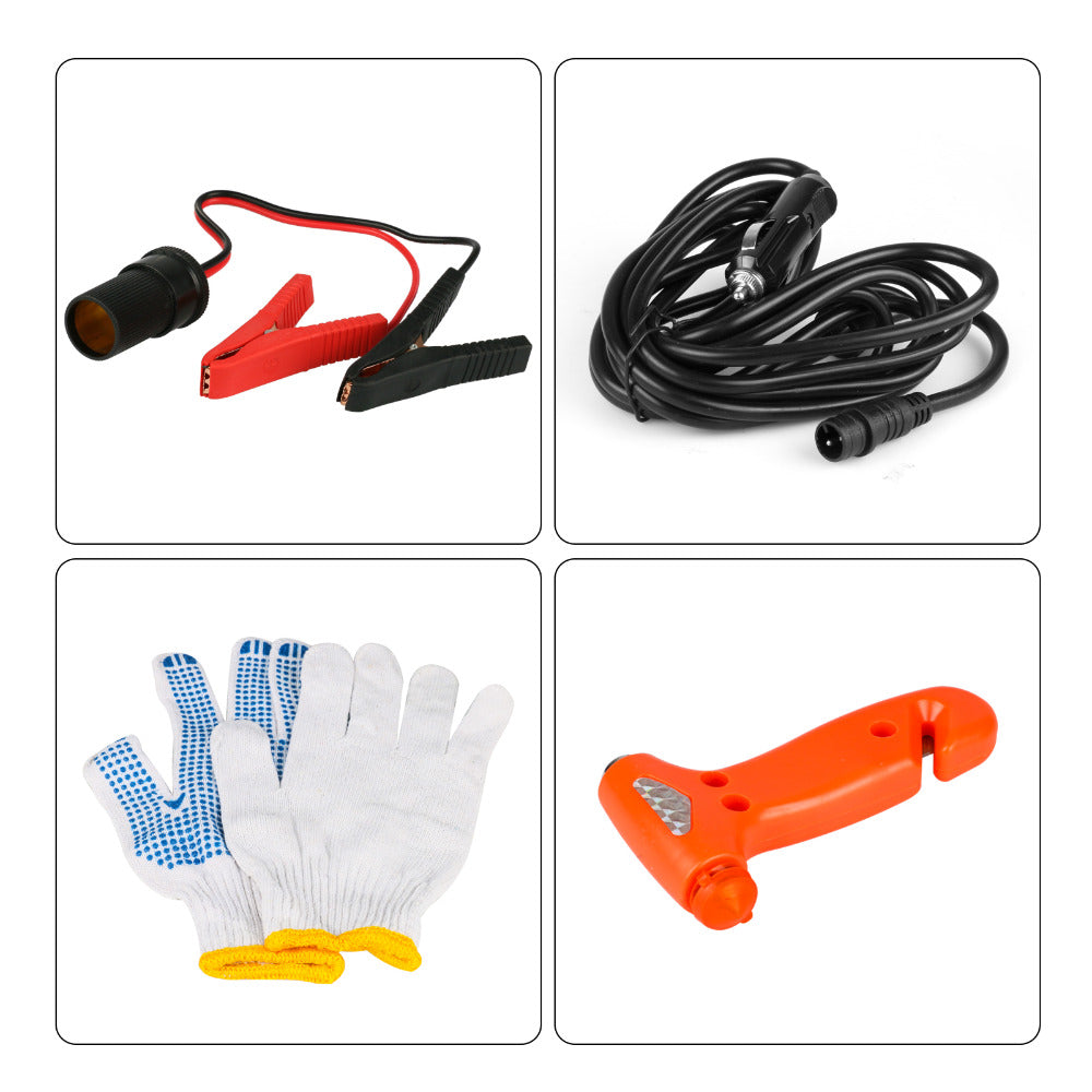Car Jack Electric Hydraulic Floor Jack 5T 45cm Tire Lifting Tire Inflator Pump Flashlight Safe Hammer Change a Tire for SUV Full Throttle Pakistan