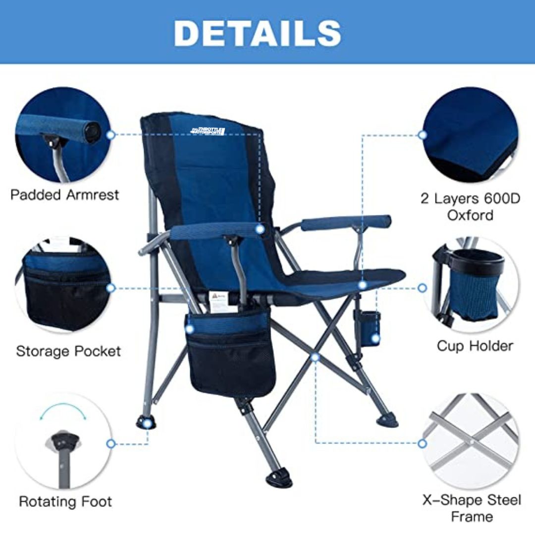 FTM Executive Folding Camping Chair Full Throttle Pakistan