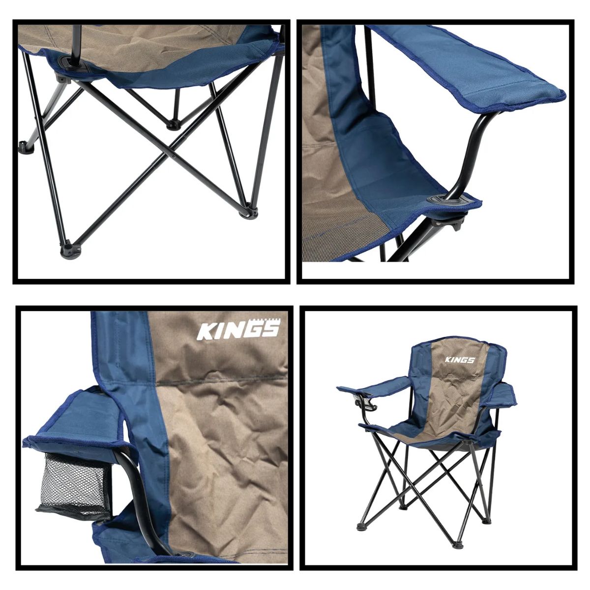 Kings Essential Camping Chair | Light Weight | Included Carry Bag Full Throttle Pakistan