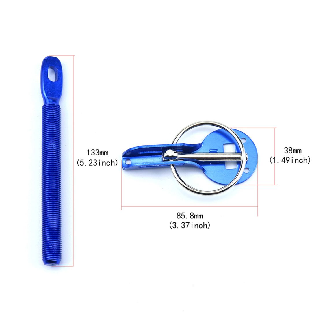 Bonnet Hood Pins - High Quality Aluminium