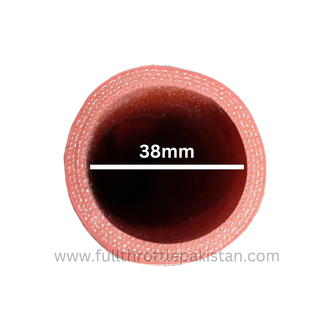 Silicon Flexible Pipe 1Meter 38mm Dia-RED Full Throttle Pakistan