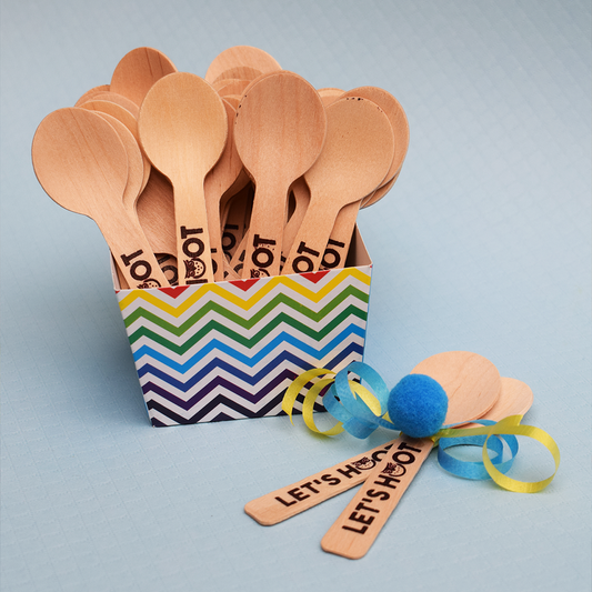 Disposable Wooden Cutlery Birchwood Spoons Full Throttle Pakistan