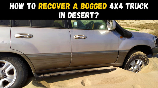 How to Recover a Bogged 4x4 Truck in Desert? Full Throttle Pakistan