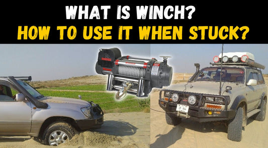 What is Winch and How to Use it When Stuck? Full Throttle Pakistan