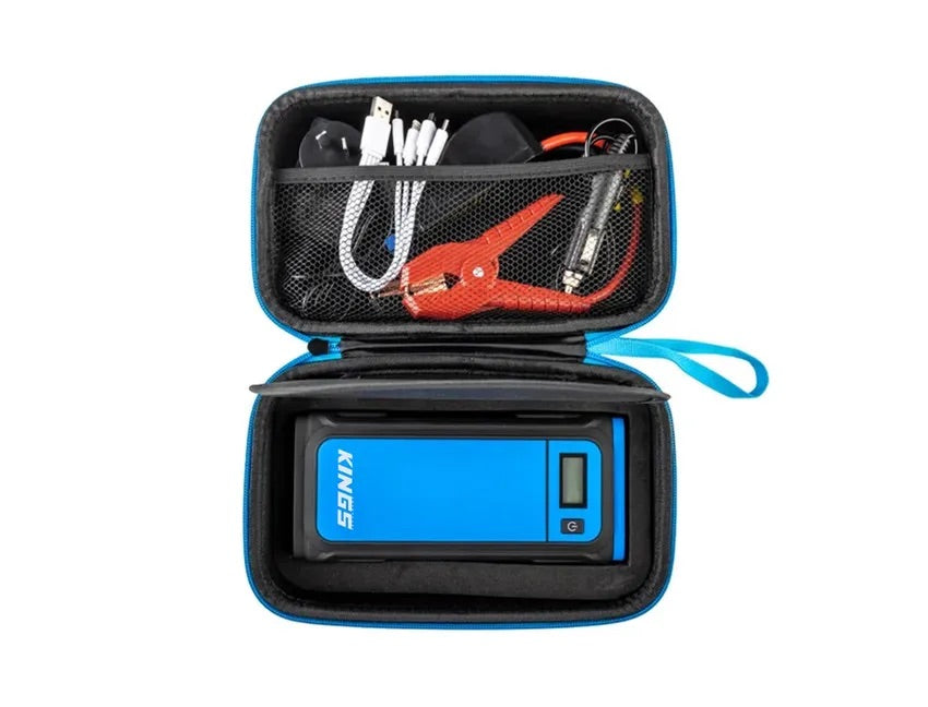 Kings 1000A Lithium Jump Starter Kit | 1000 AMP Max Output | 12,000mAh Battery Capacity | Twin USB outlets | In-built LED torch | Included accessories