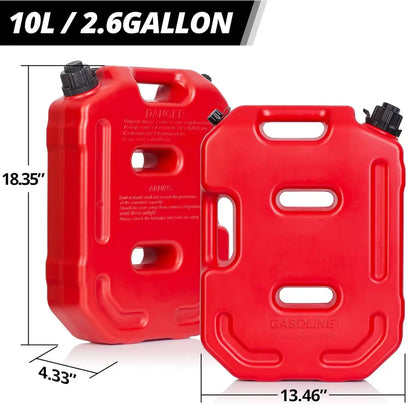 10L Plastic Fuel Tank for Cars Dimensions