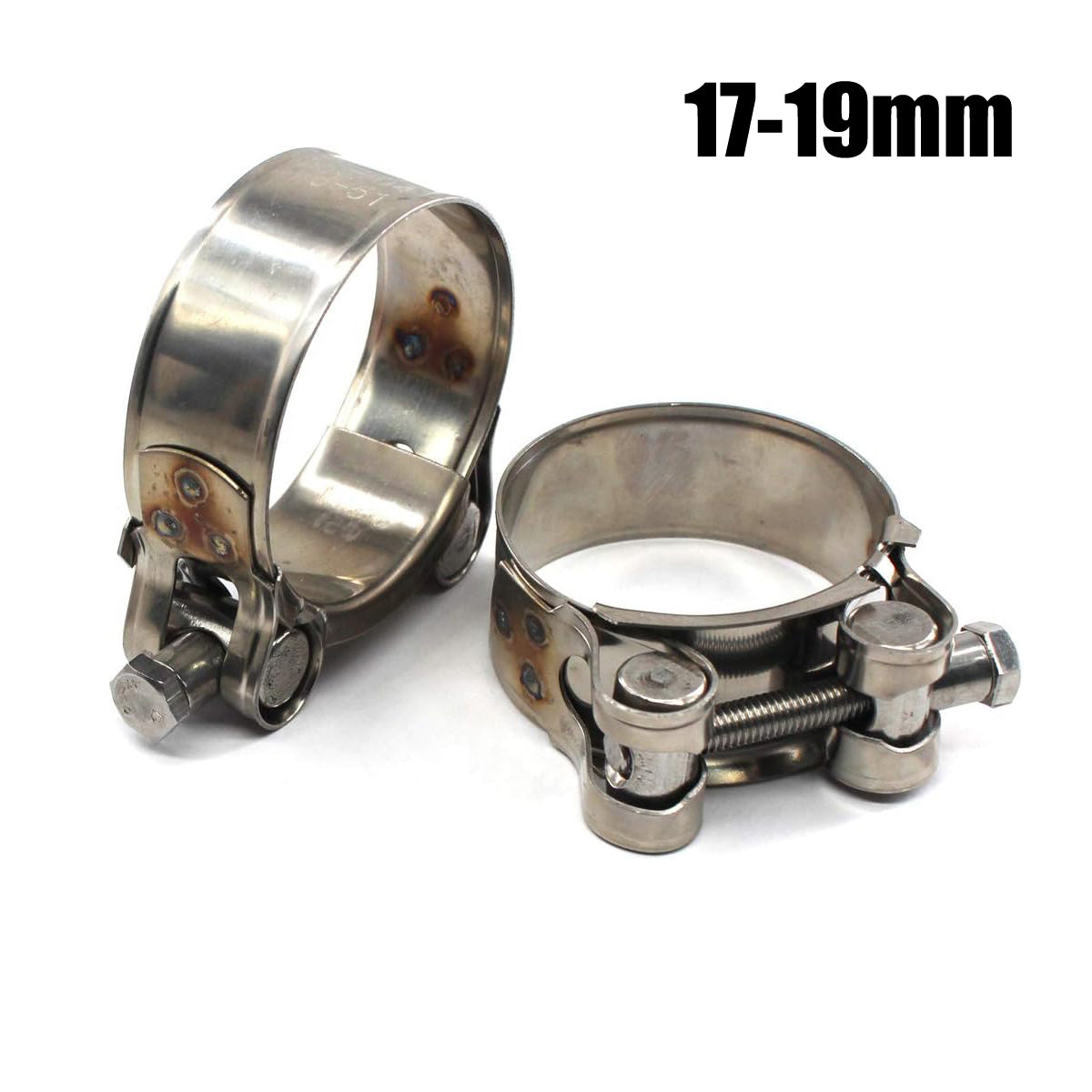 17-19mm T-bolt Hose Clamp Stainless Steel