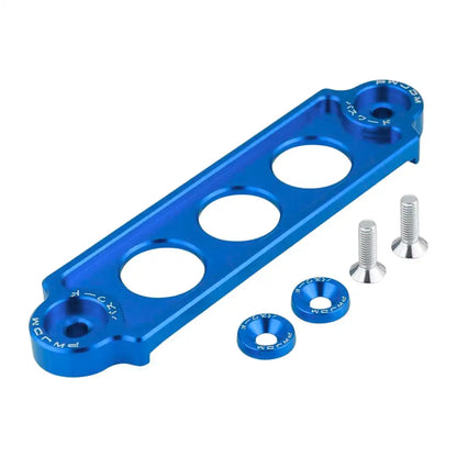 Car Battery Tie Down Bracket – Red | Aluminum Alloy Racing Battery Hold Lock | For Civic / CRX 1988–2000