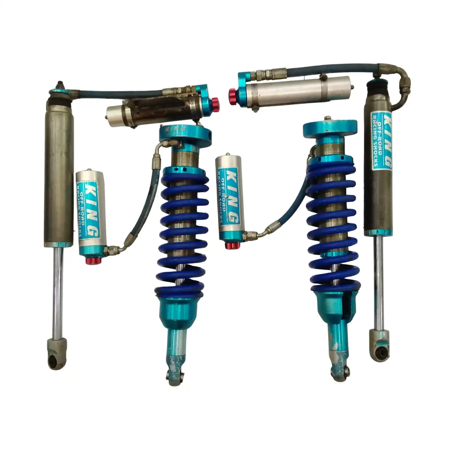 USED – King 2.5 OE Performance Series Remote Reservoir Shocks Kit (Front & Rear) for Toyota Tacoma (2005–2023)