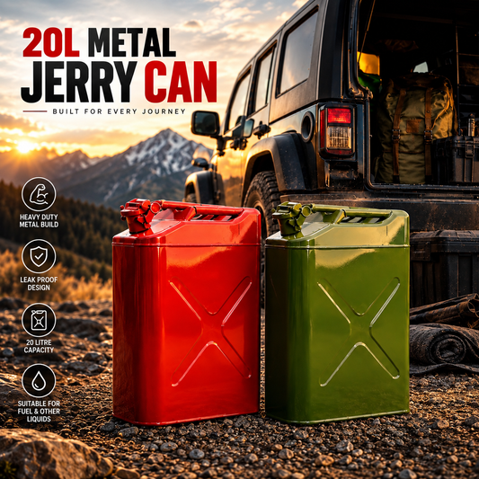 20L Metal Jerry Can Fuel Tank for SUV, ATV and Cars