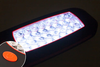 Kings LED Work Light | 24 LEDs | Rubber Casing | Hook & Magnet Mounts