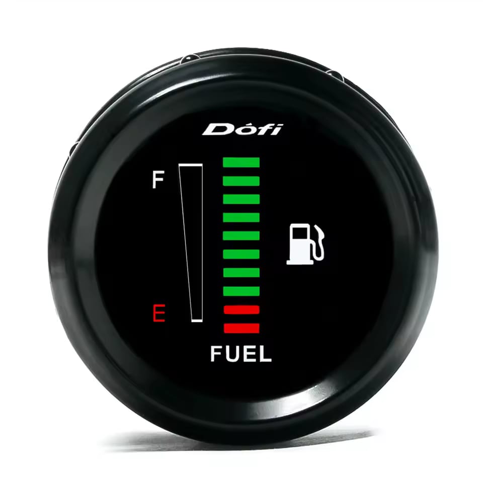 2" 52mm LED Fuel Gauge with Fuel Level Sensor