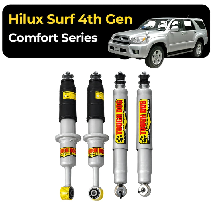 Tough Dog Suspension For Toyota Hilux Surf 4th Gen - (Shocks Only)-40mm Lift Foam Cell Shocks Comfort Series
