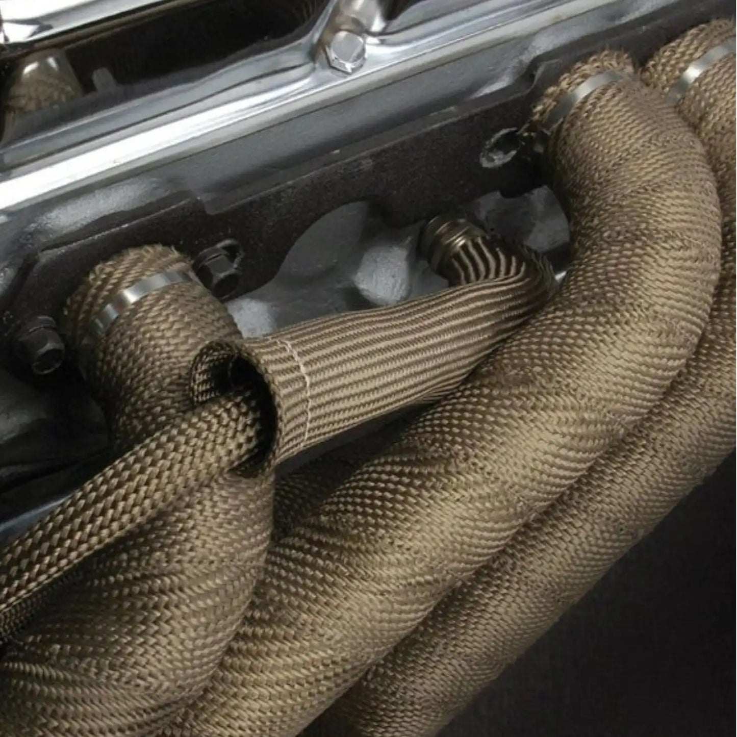 2in X 9M Exhaust Pipe Heat Wrap for Heat Protection Titanium