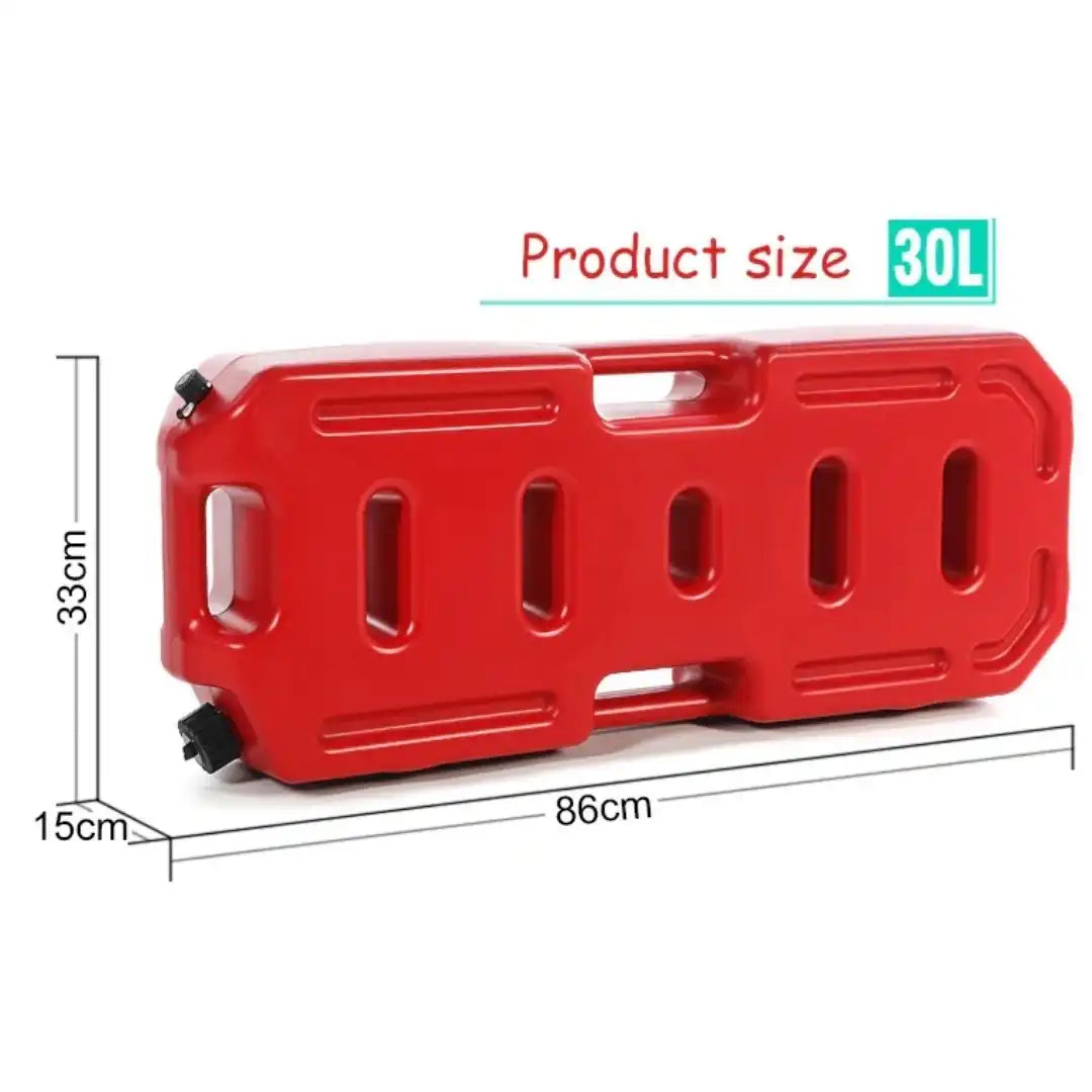 30L Plastic Slim Jerry Can Fuel Tank for SUV, ATV and Cars