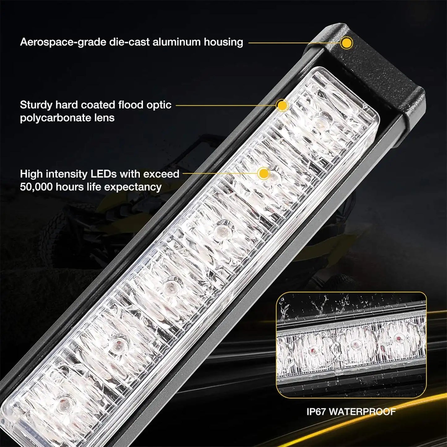 30 inch Rear LED Chase Light Bars For 4x4 Off Road Vehicles