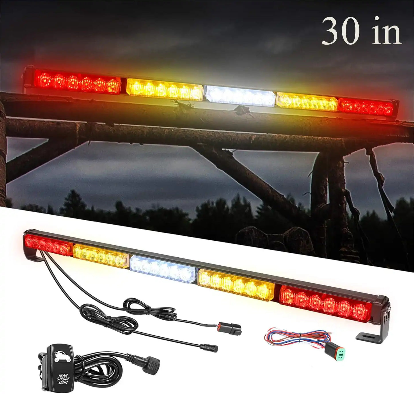 30 inch Rear LED Chase Light Bars For 4x4 Off Road Vehicles