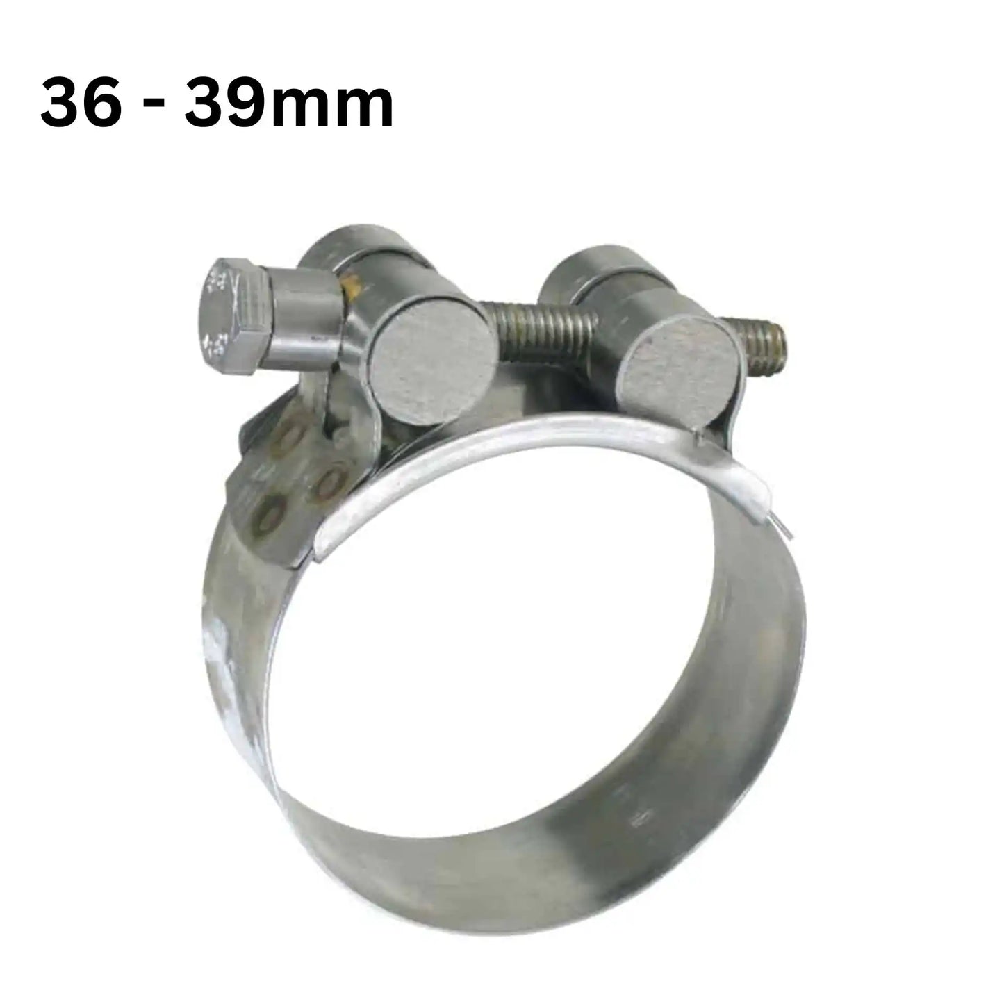 36 - 39mm T- bolt Hose Clamp Stainless Steel