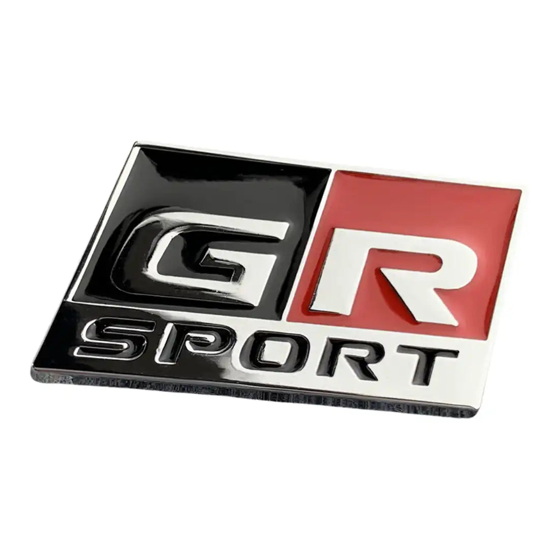 3D Chrome Logo Badge GR SPORT Emblem