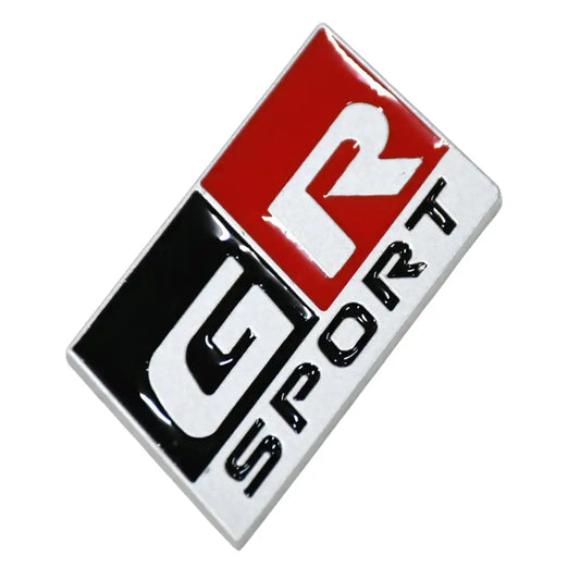 3D Chrome Logo Badge GR SPORT Emblem