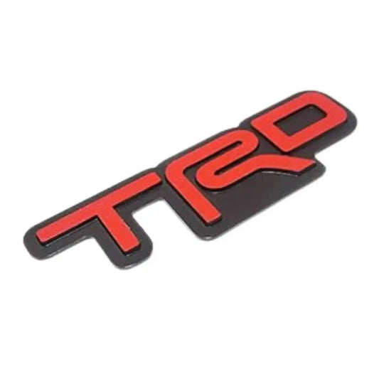 3D Metal Red Emblem Logo Badge – Sports Style Car Side Sticker