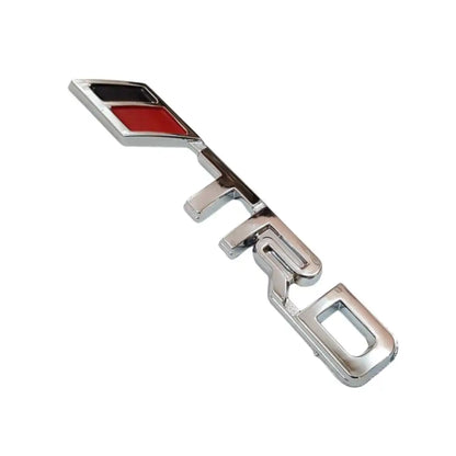 3D Metal TRD-Style Chrome Emblem Logo Sticker – Universal Car Badge