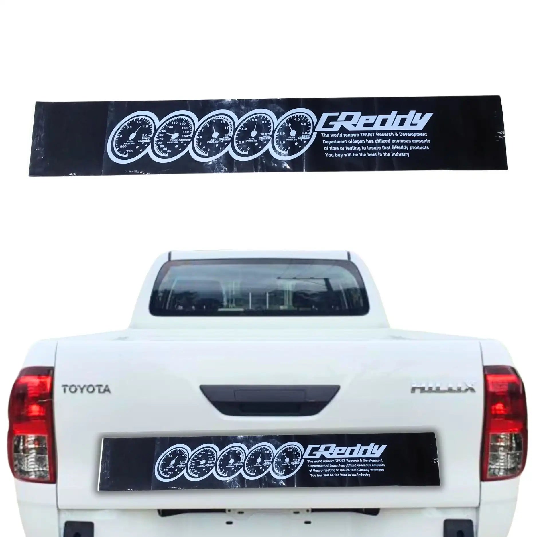 52 inch Greddy Logo Decal Car Sticker – Full Throttle Pakistan