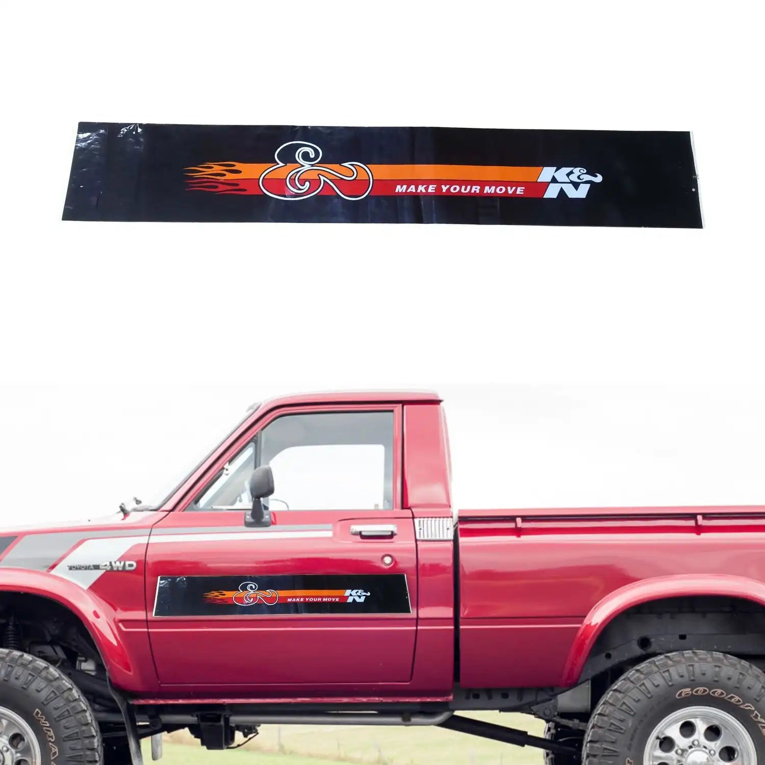 52 inch K&N Make Your Move Sticker For Car – Full Throttle Pakistan