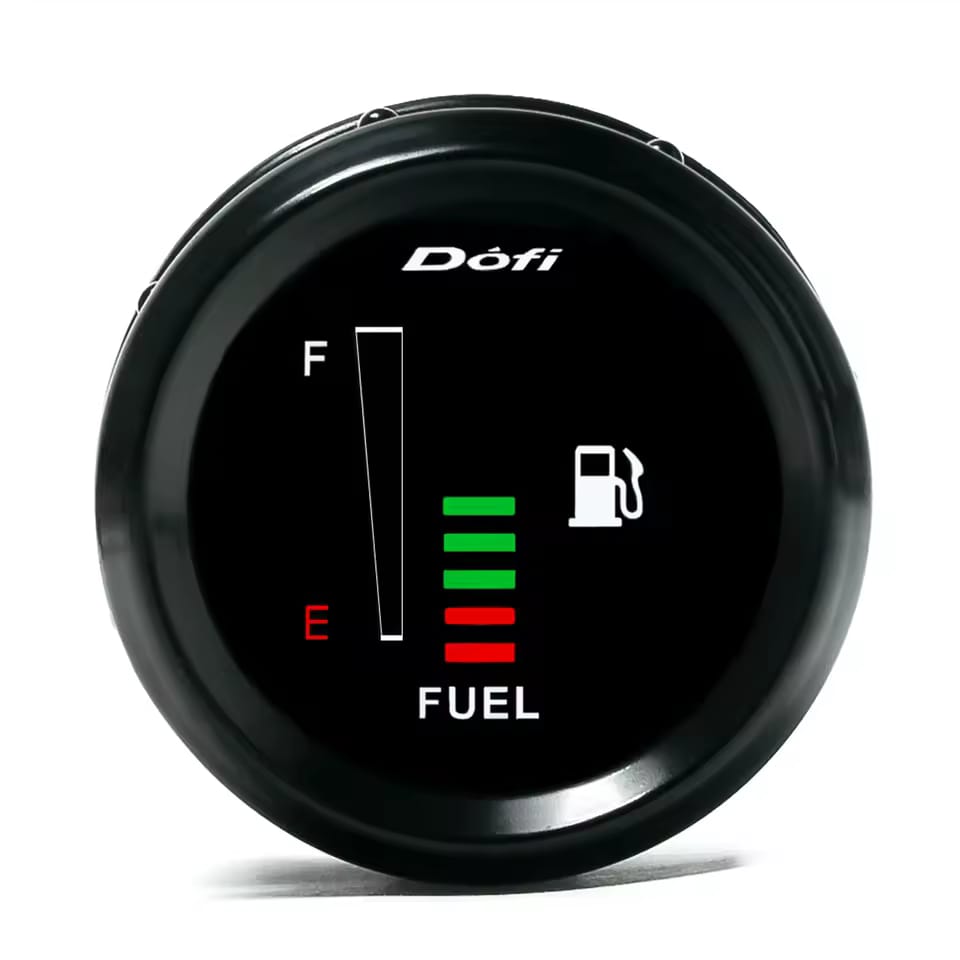 2" 52mm LED Fuel Gauge with Fuel Level Sensor