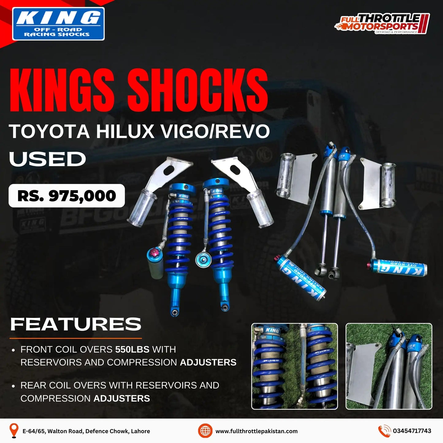 King Shocks Toyota Hilux Vigo / Revo